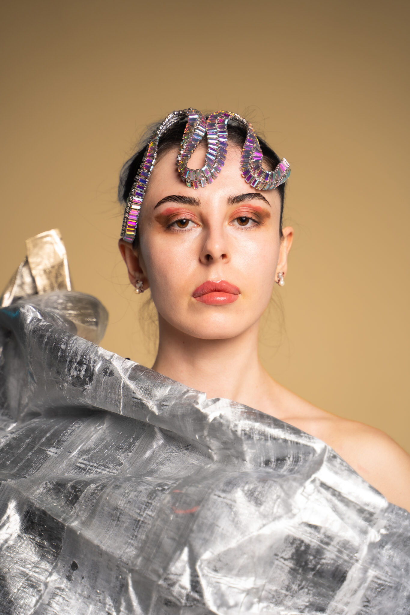 Editorial fashion and beauty portrait photographed in Berlin by Nanda's Photography