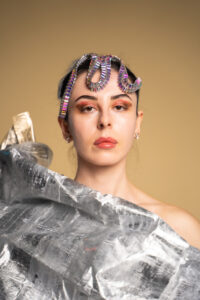 Berlin fashion photoshoot featuring model Agnese, styled by Iphi, in collaboration with Lamoda.me by Castin, captured on 28 February 2026