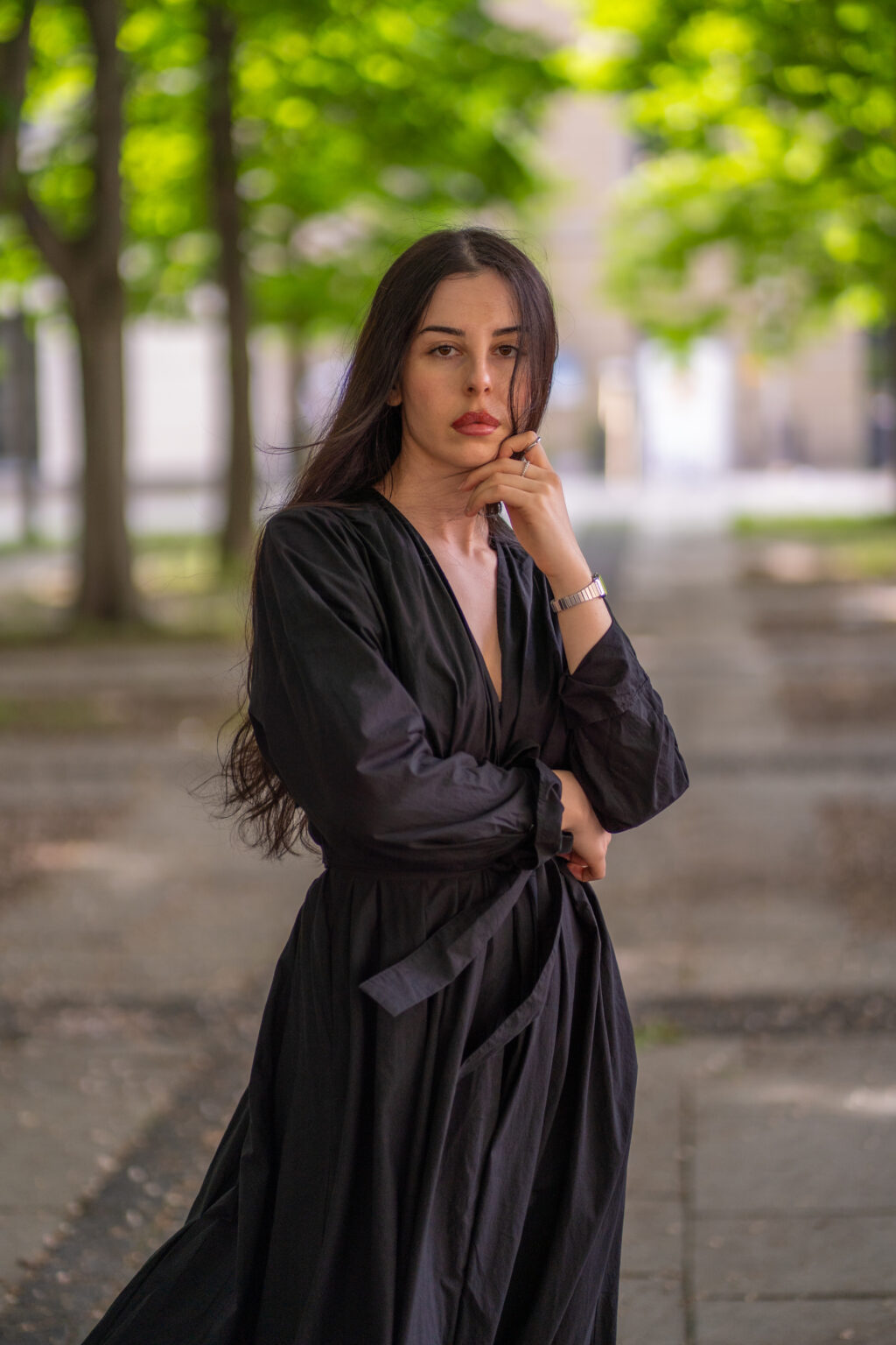 Editorial fashion portrait in Berlin by Nanda's Photography
